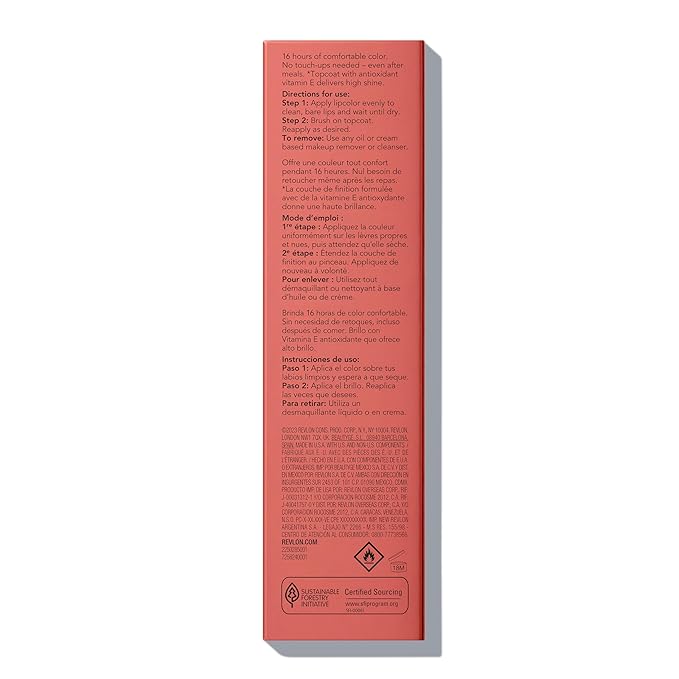 Revlon Liquid Lipstick with Clear Lip Gloss, ColorStay Overtime Lipcolor, Stocking Stuffer for Women, 510 Boundless Nude, 0.07 fl oz