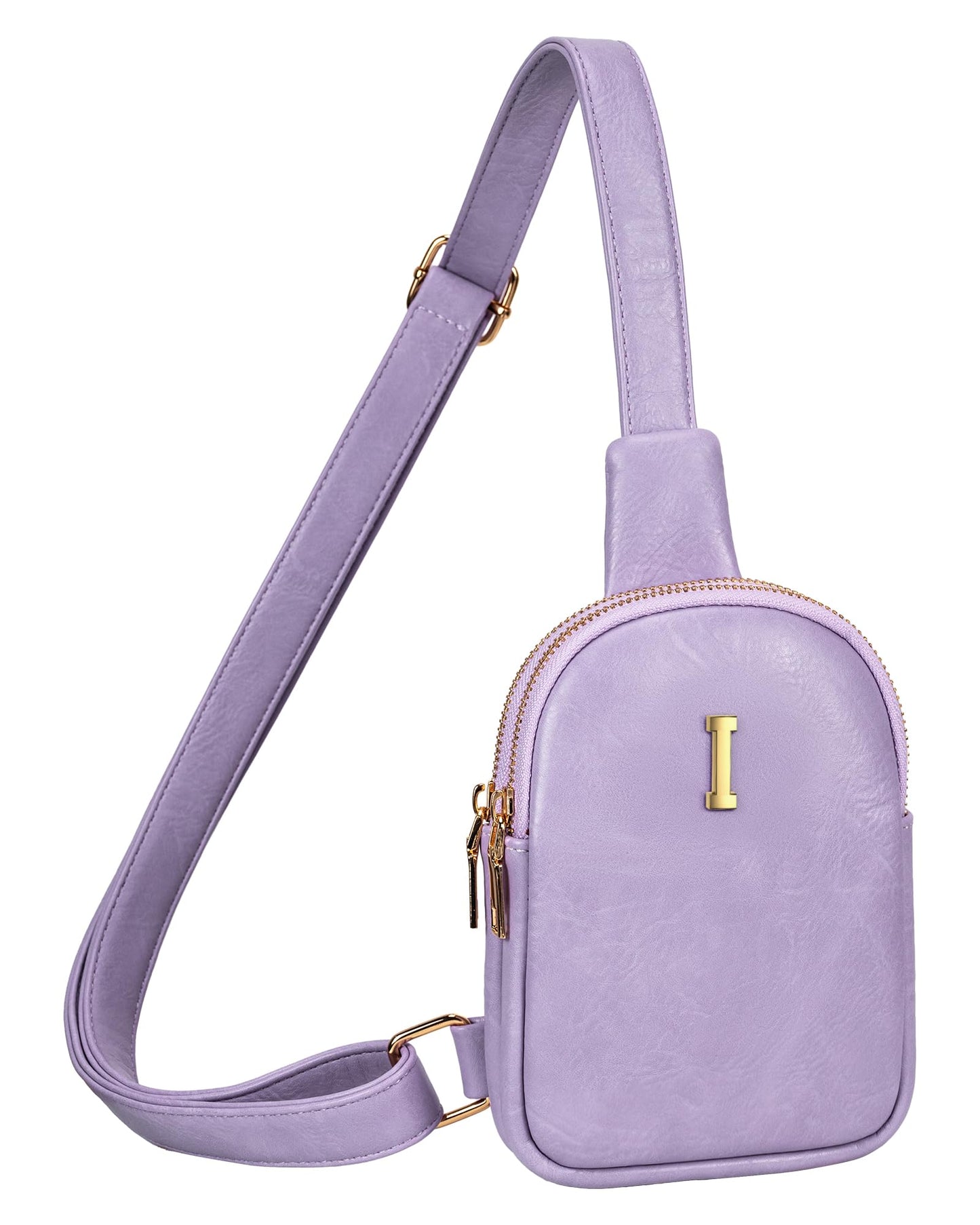 Freesya Personalized Birthday Gift for Teen Girls, Sling Purse with Initial Letter, Lightweight Small Crossbody Bags, Tween Girls Trendy Stuff, Waterproof Cell Phone Purse with Adjustable Strap