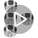 DECHOUS 4Pcs Stainless Steel Cocktail Shaker Lid Replacement Fit for 350ml Shaking Cup - Cocktail Shaker Lids for Home Bar...