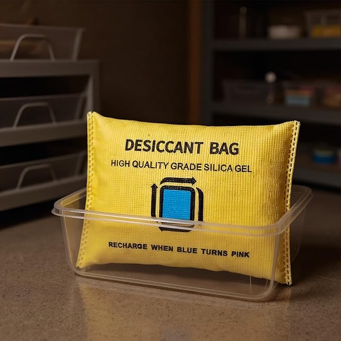Car Moisture Absorber Bags, with Powerful Moisture Absorption, 100g, Reusable Dehumidifier Bags, Humidity Control, Reusable and Eco-Friendly Design, for Wardrobes, Basements, Spaces, Closet