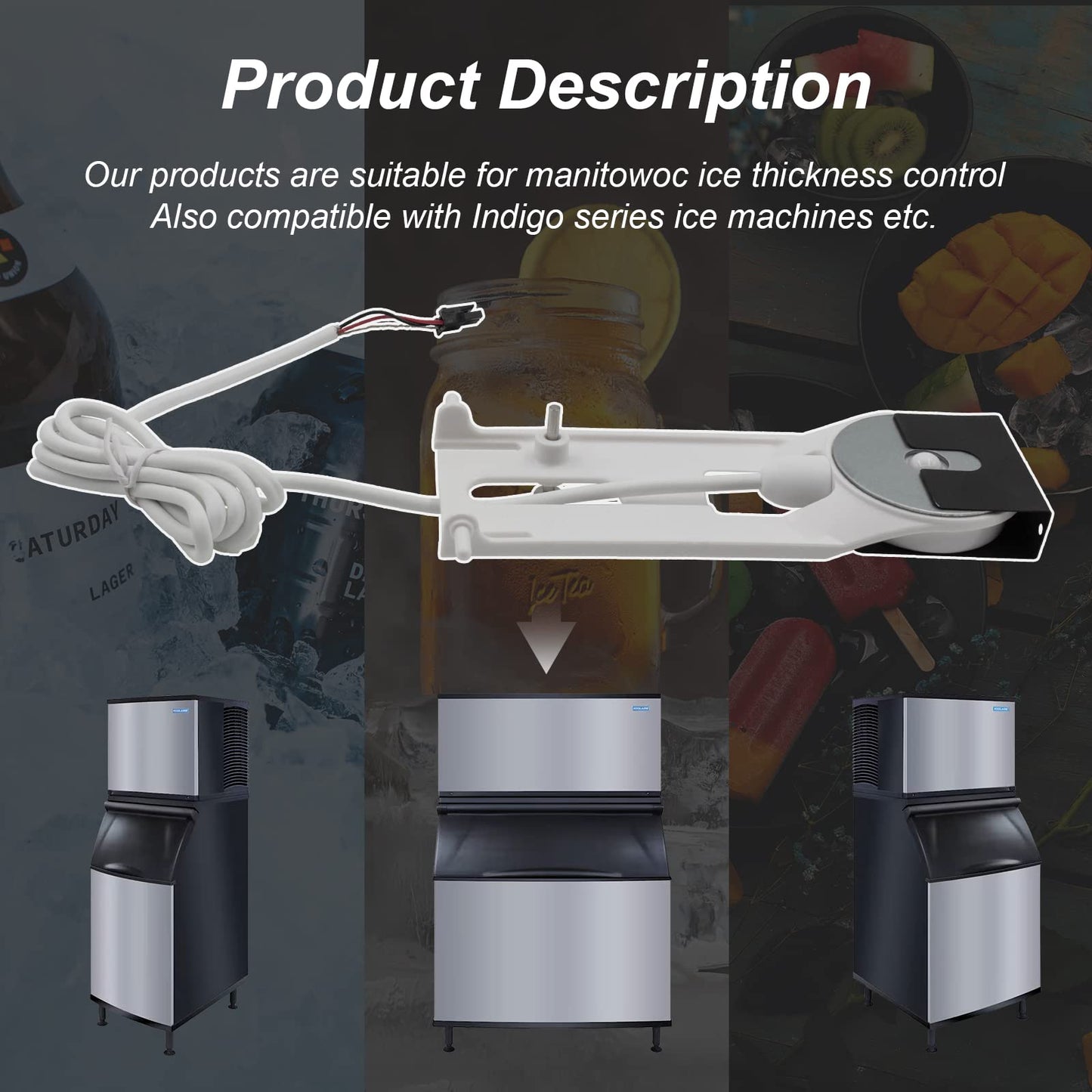 000008660 Ice Thickness Probe Assembly for Manitowoc - Compatible with Indigo Series Ice Machine - Essential Ice Thickness Control - Quality Ice Machine Parts for Manitowoc