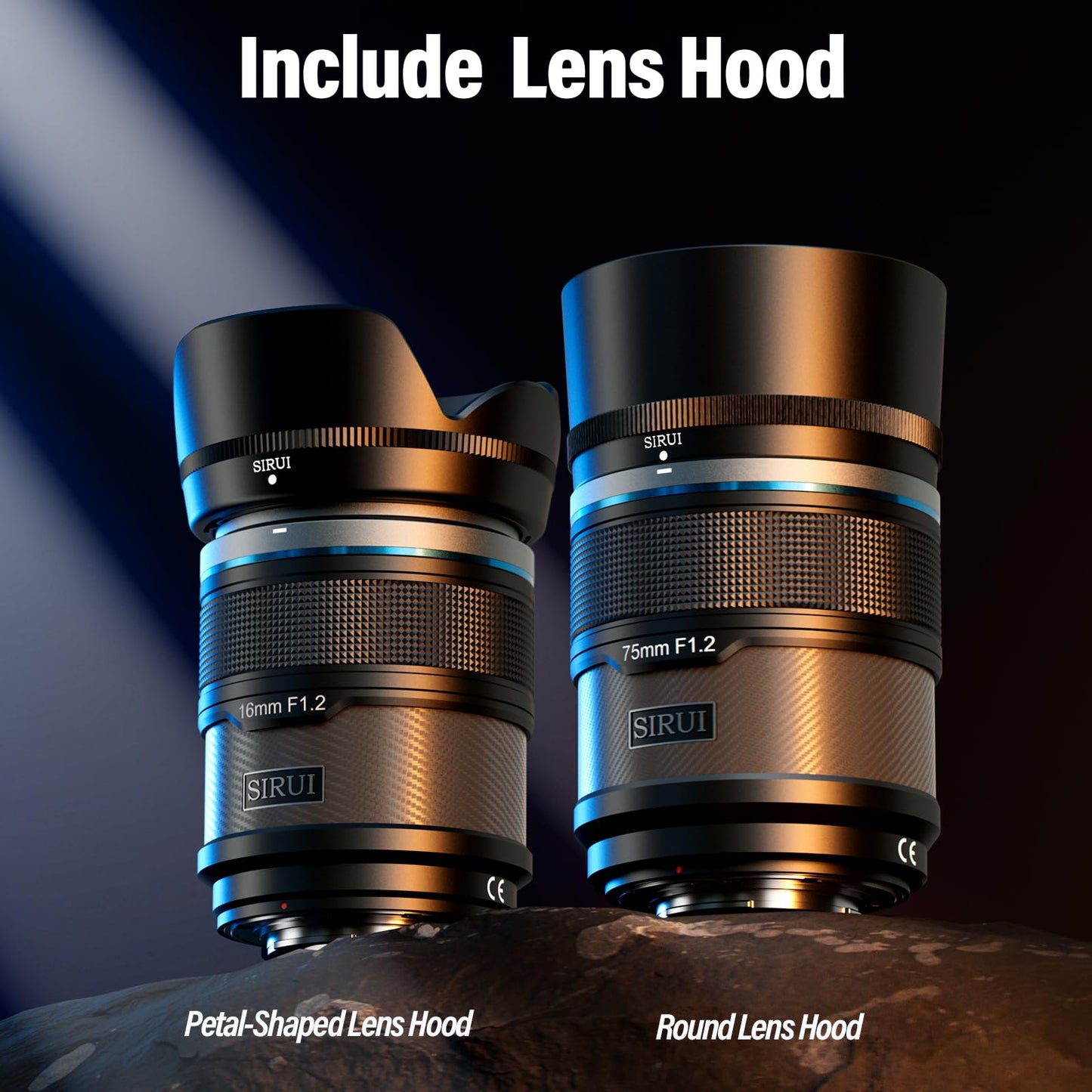 SIRUI Sniper 16mm Autofocus Lens, F1.2 Wide Angle APS-C Camera Lens for A5, A6, FX30, ZV-E10 (E Mount, Black)