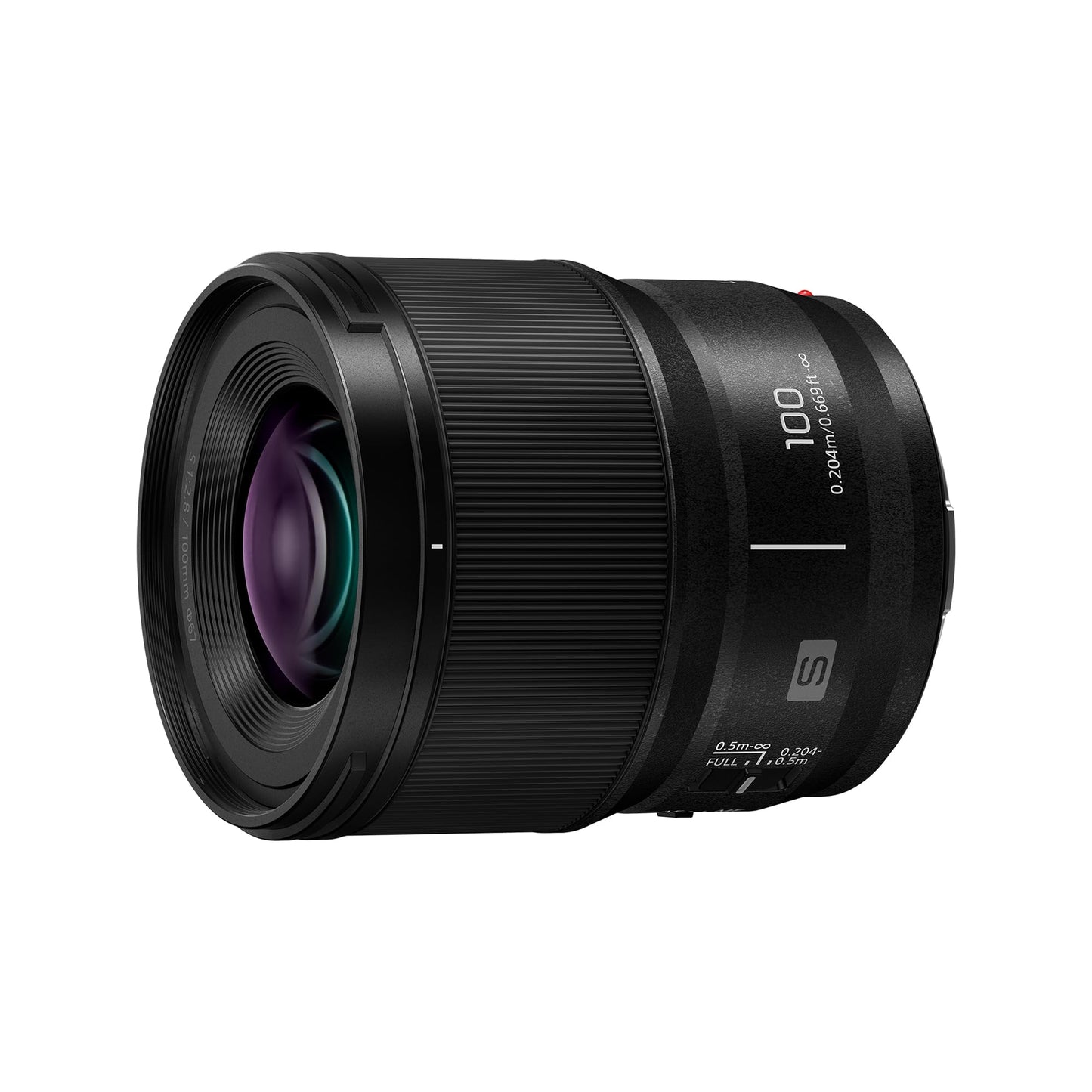 Panasonic LUMIX Full Frame Camera Lens, S 100mm F2.8 Macro - S-E100J