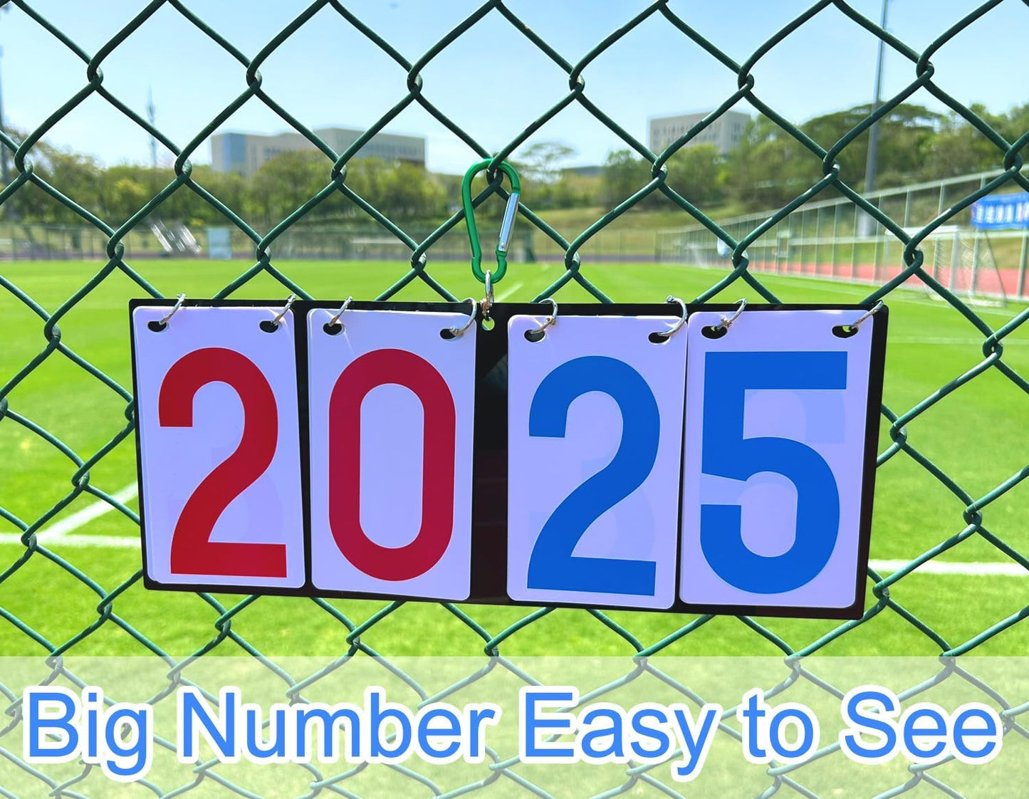 Purple River Portable Hanging Flip Scoreboard, Score Keeper for Baseball Volleyball Tennis Sports, Suit for Multiple Sports/Games Score Scenarios