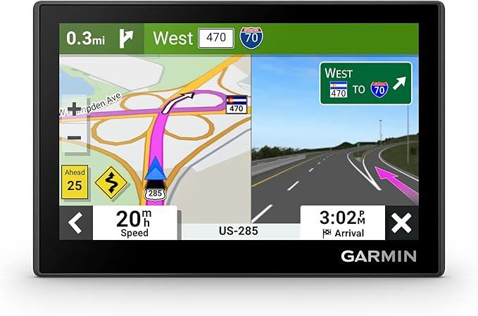 Garmin Drive™ 53 with Traffic, GPS Navigator, High-Resolution Touchscreen, Simple On-Screen Menus and Easy-to-See Map, Dri...