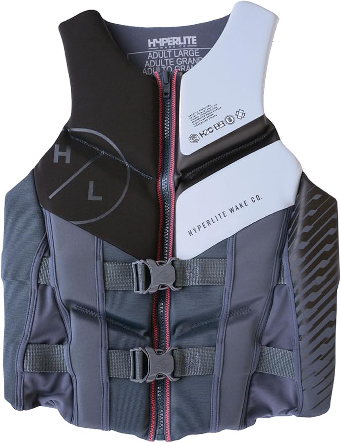 HyperLite Men's Elite Life Jacket - US Coast Guard Approved Level 70 Buoyancy Aid, Great for Any Water Sports Activity Inc...