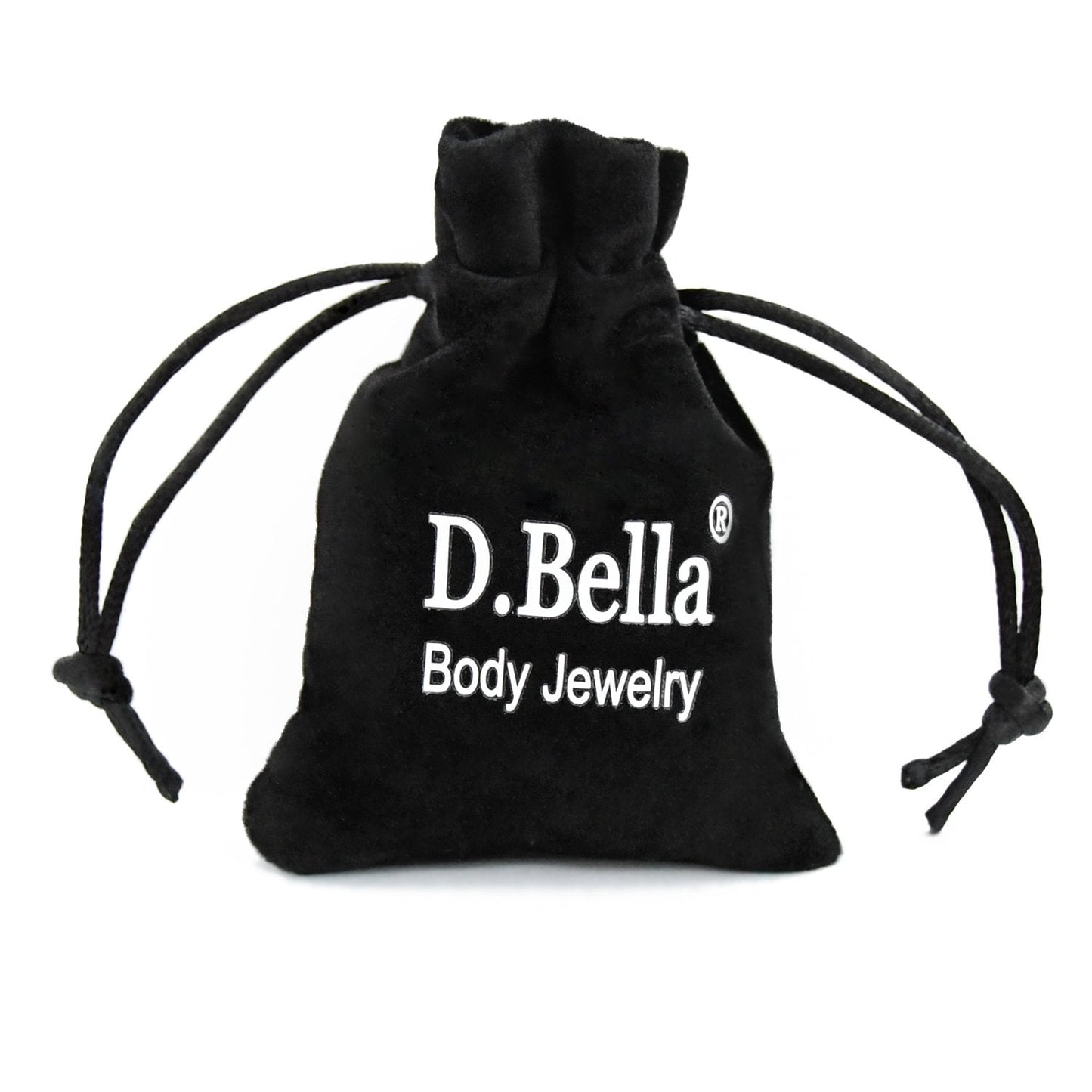 D.Bella 18G Nose Studs Surgical Stainless Steel Nose Rings Studs Screw Diamond Corkscrew Nose Rings for Women Nostril Nose Pierc