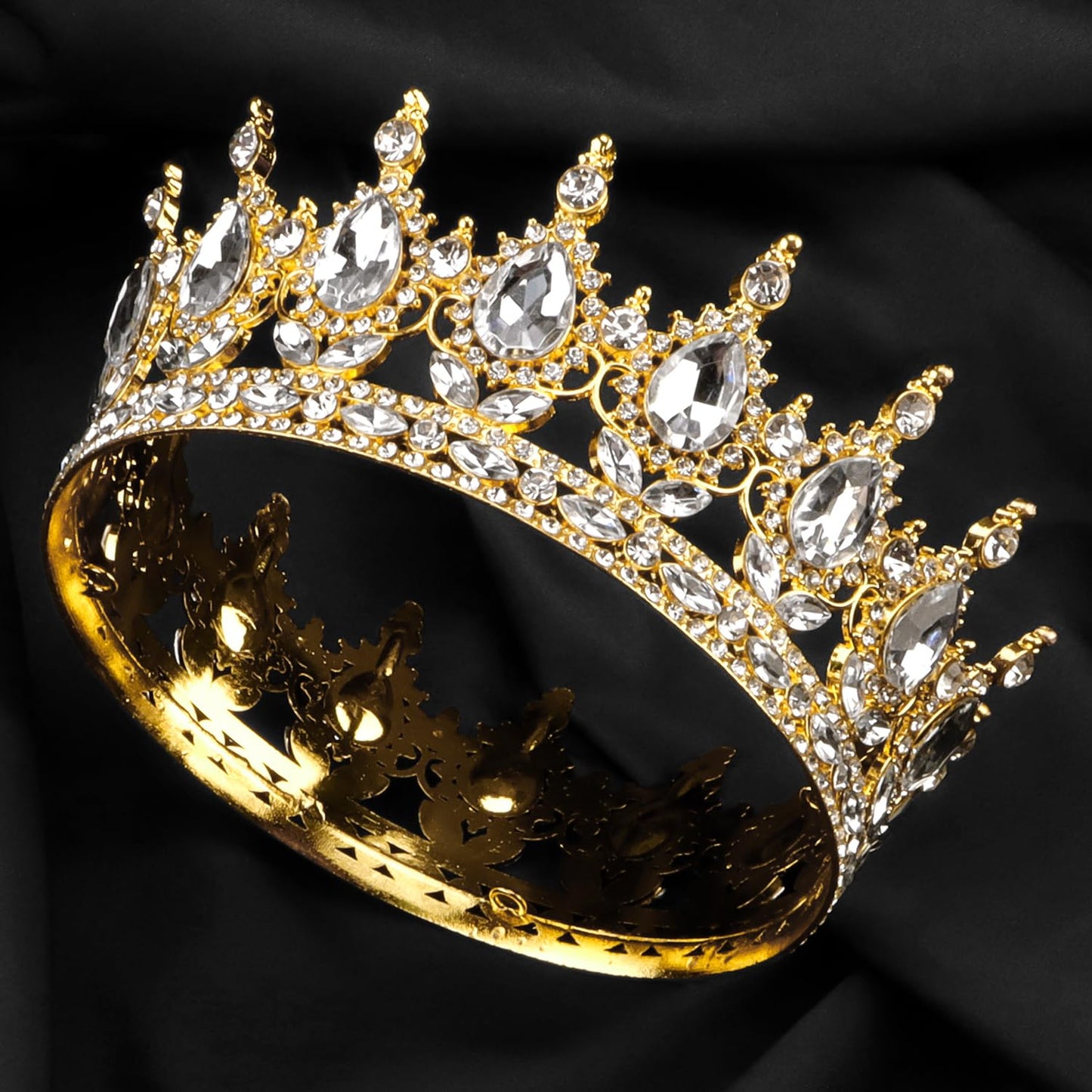 COCIDE Gold Crowns for Women Golden Costume Tiaras for Women Tiaras and Crowns for Girls Birthday Crown Halloween Party Decorati