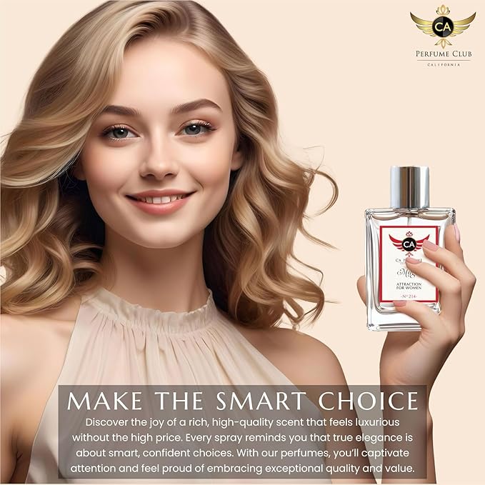 CA Perfume Impression of Glam Jasmine for Women Floral Fragrance Long Lasting Perfumes for Women Eau De Parfum 1.7 Fl Oz 50ml
