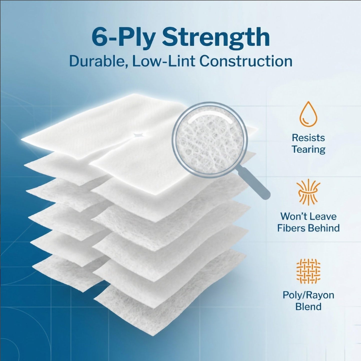 McKesson Sterile Drainage Sponges 4x4 Inch (50 Sponges, 25 Packs of 2) Pre-Slit Surgical Drain Gauze Pads – 6-Ply Split Gauze for Wound Drains & Post-Op Care – 2 per Pack