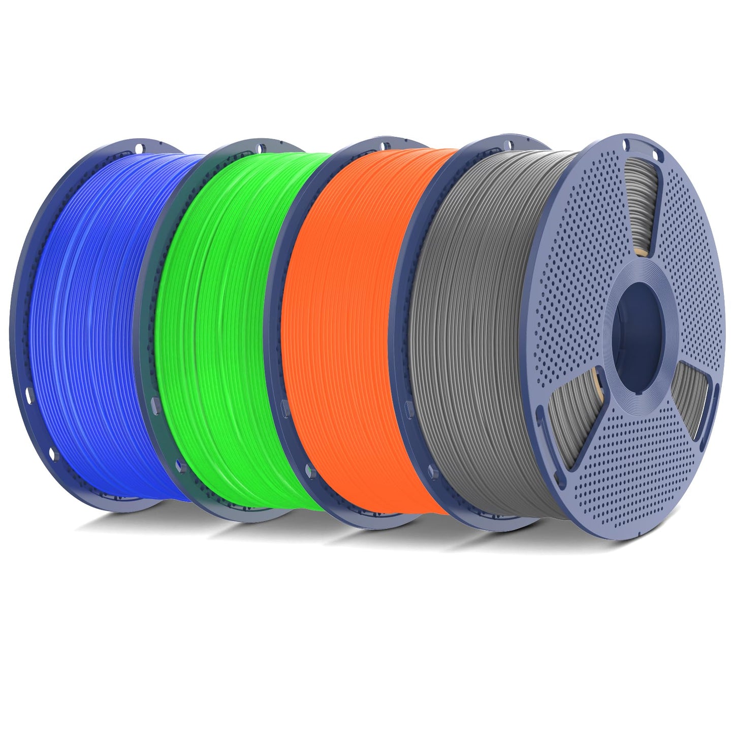 SUNLU 4kg TPU 3D Printer Filament Bundle, High Speed 95A TPU Filament 1.75mm 0.03mm, Individually Vacuum Packed, 4kg in Total, 1