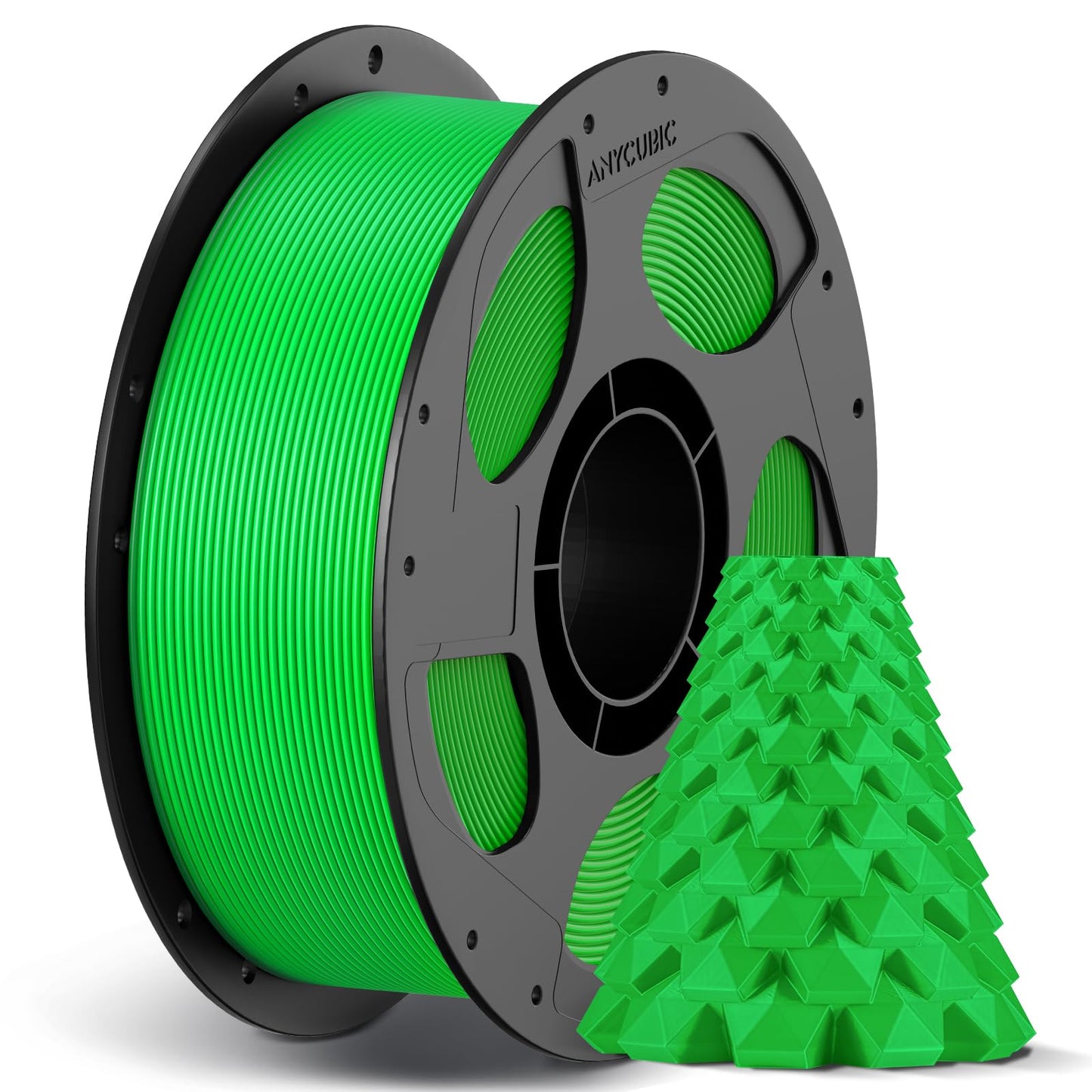 ANYCUBIC High Speed RFID 3D Printer Filament 1.75mm, Print Up to 10X Faster, Rapid PLA Filament with High Prints Quality, Dimens
