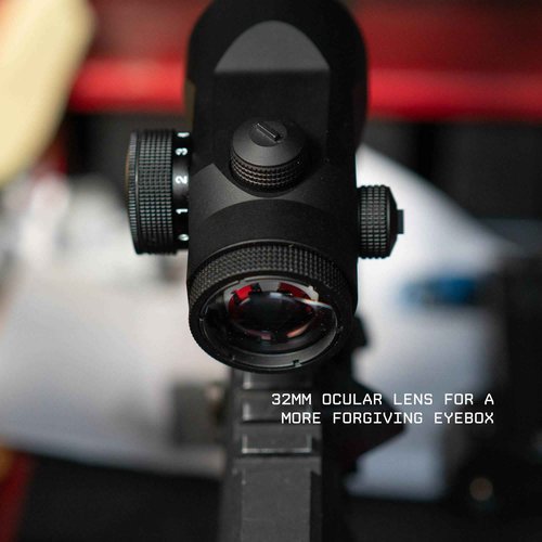 Monstrum Ruckus 3X Prism Scope with Shake Awake | DX1 Reticle