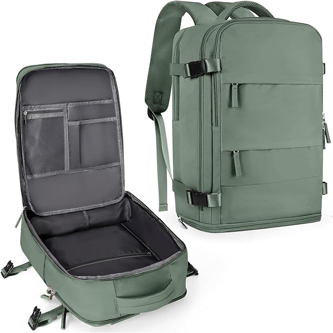 coowoz Travel Backpack For Women Men,Carry On Backpack,Hiking Backpack Waterproof Outdoor Sports Rucksack Casual Daypack T...