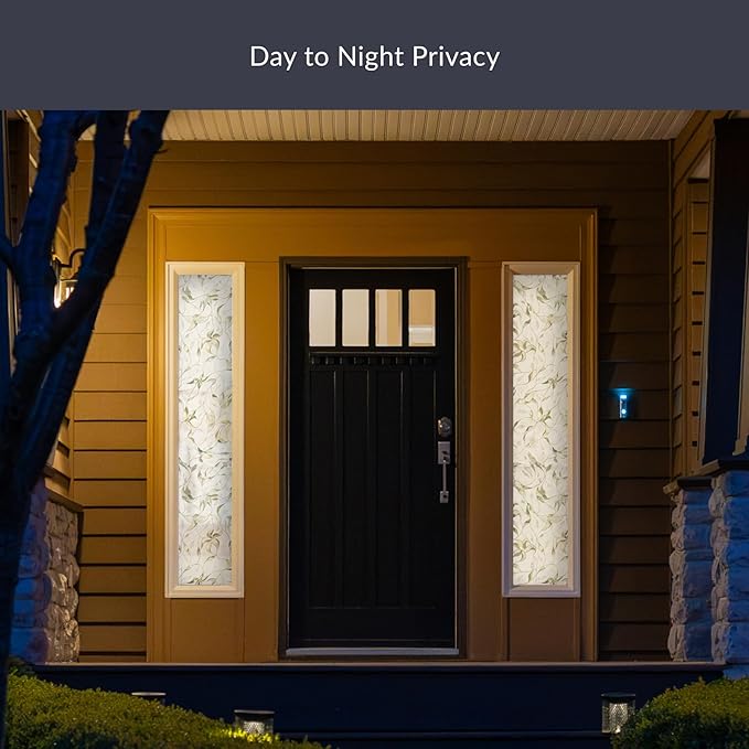 Artscape Flight | Privacy Window Film with Vibrant Colored Pattern | Non-Adhesive & UV Protection | Easy to Apply & Removable | 24 x 36 Inches | Made in USA