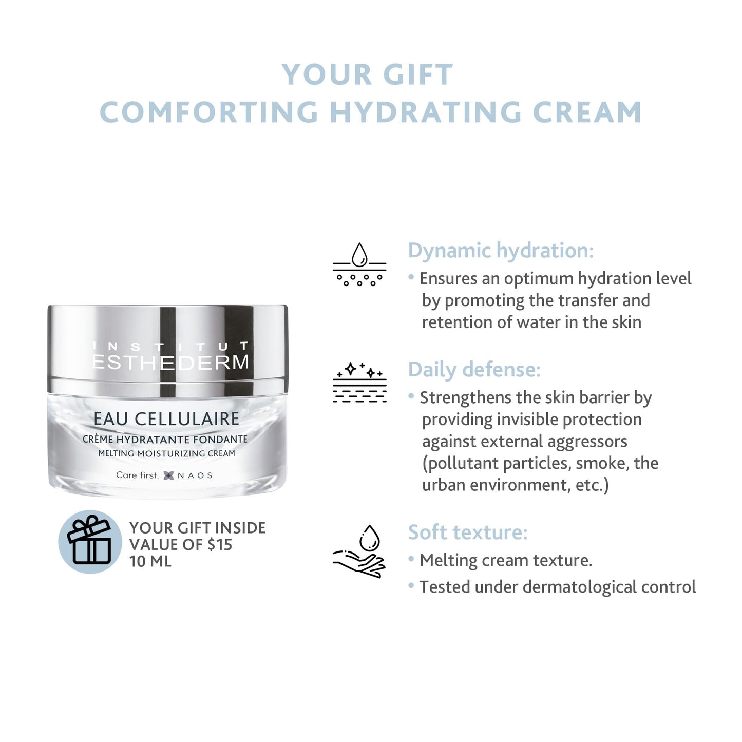 Institut Esthederm - Double Deep Cleansing Routine - Gentle Deep Pore Cleanser 75 mL, Lightening Buffing Mask 75 mL, Cellular Wa