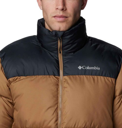 Columbia Men's Puffect III Jacket, Delta/Black, 1X Big