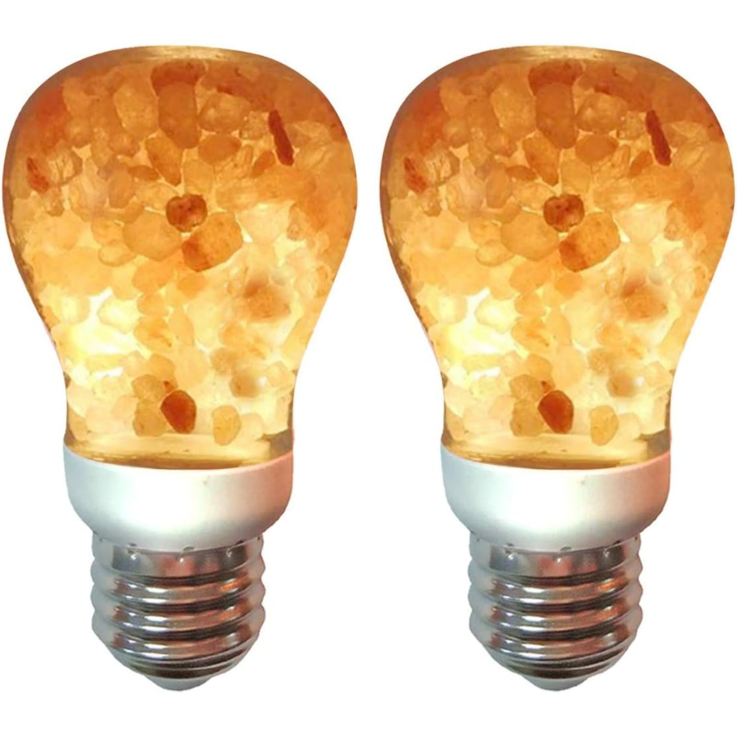 Himalayan Glow Salt Light Bulbs (Pack of 2) Salt Lamp with Dimmer Switch