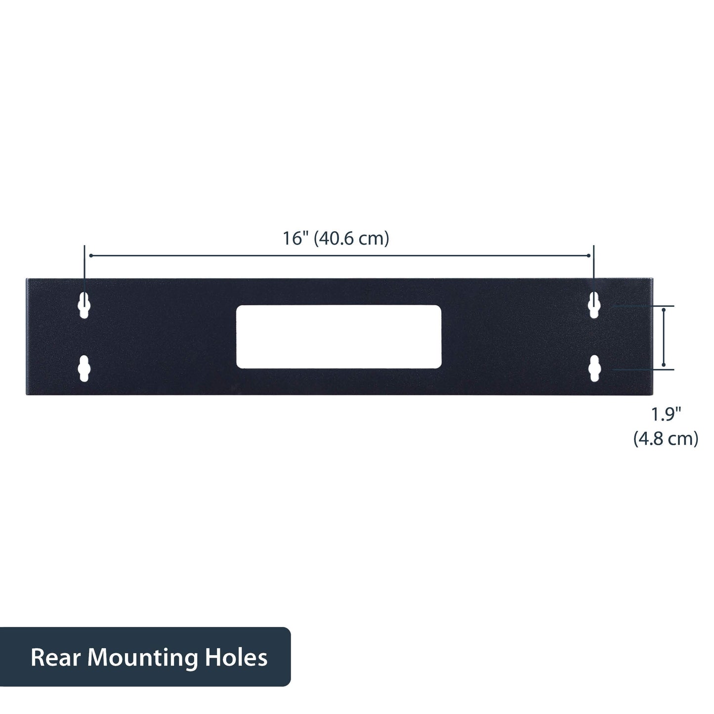Startech 2U Hinged Wallmount Bracket Wallmounth2