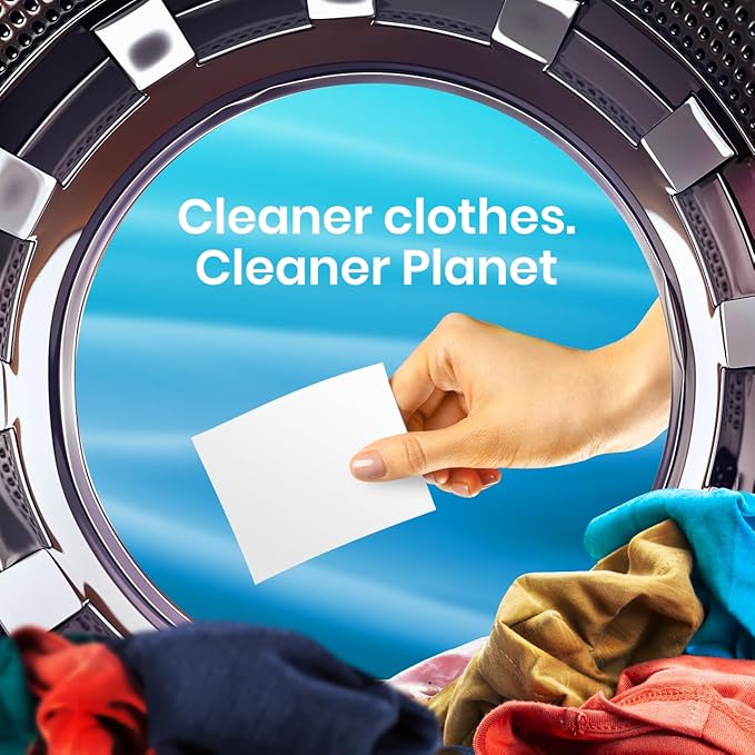 Natural Laundry Detergent Sheets - Eco-friendly Plant Based Liquidless Laundry Strips - Perfect For Home, Dorms, Travel & Camping
