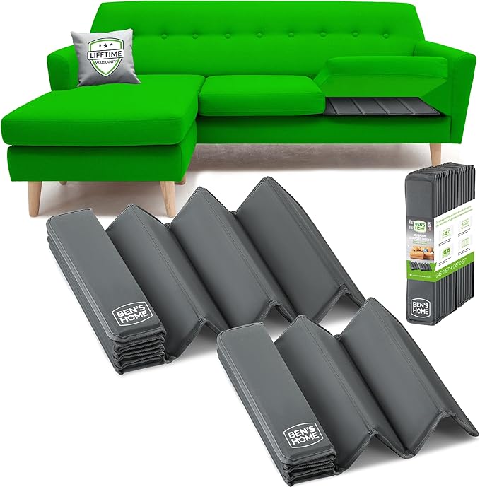 BEN'SHOME® Heavy Duty Sectional Cushion Support Board – Instantly Repair Sagging Sofa Seat | 25" x 67"+45" | .5" Furniture Grade Wood Under Cushions Insert, Anti-Slip, Extend Sofas & Couches Life