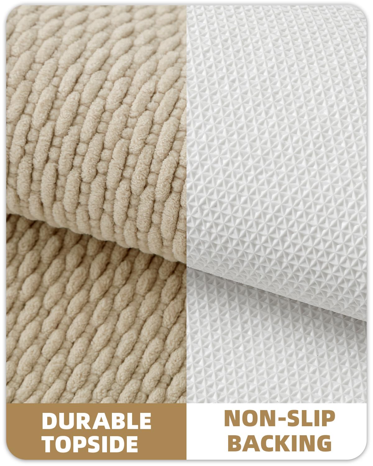 Color&Geometry Woven Chenille Bathroom Rugs Absorbent Non Slip, 16"x24" Light Yellow Bath Mat Washable, Small Bathroom Mat Quick Dry, Thin Bath Rugs Fit Under Door