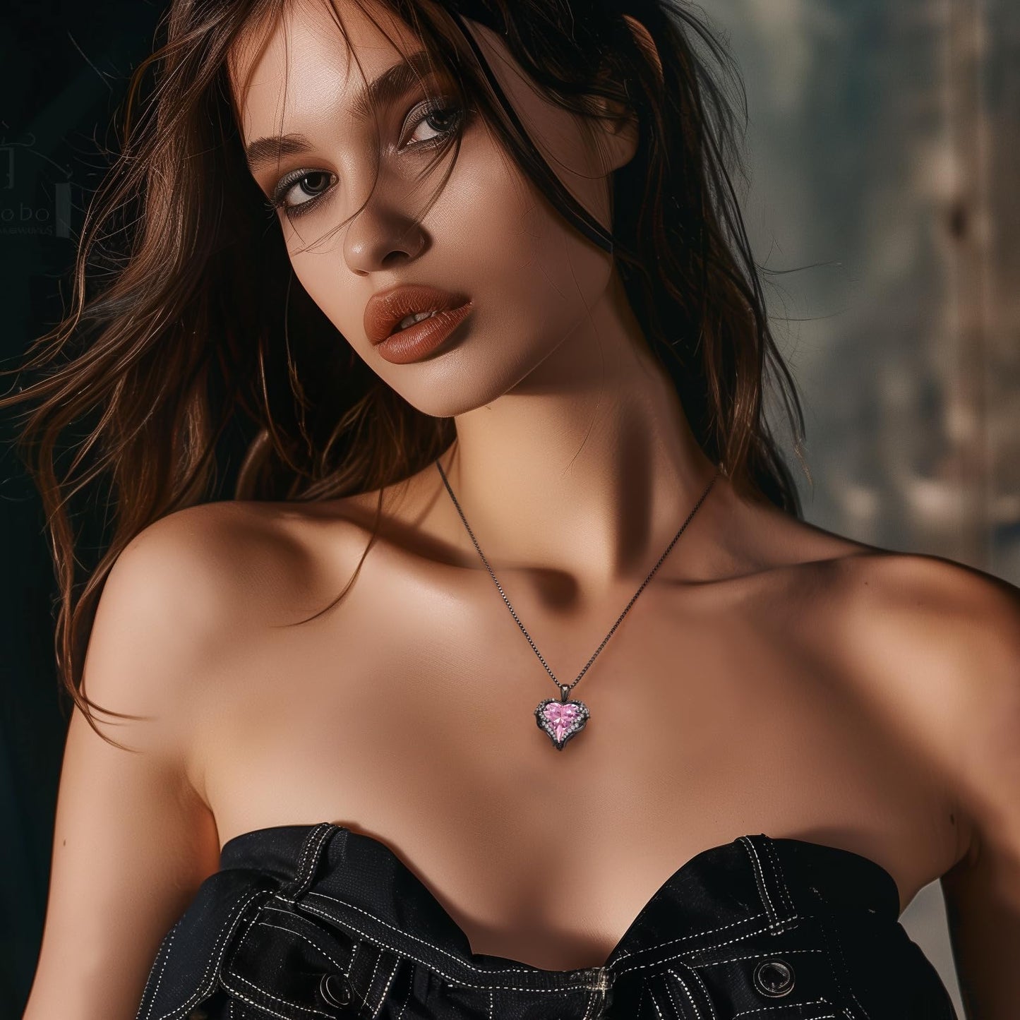 CDE Angel Wings Necklaces for Women, Love Heart Silver Tone/Gold Tone Pendant with Birthstone, Wedding or Birthday Jewelry Gifts