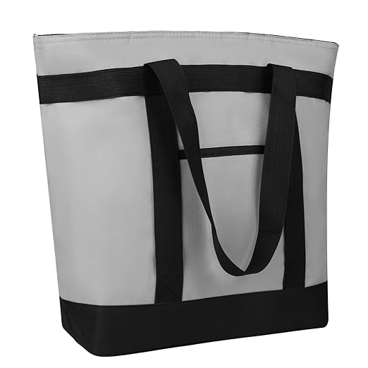 CIVJET Insulated Reusable Tote Bag for Grocery Shopping for Women/Men, Pizza/Food Delivery Bag to Keep Food Cold/Hot for U...