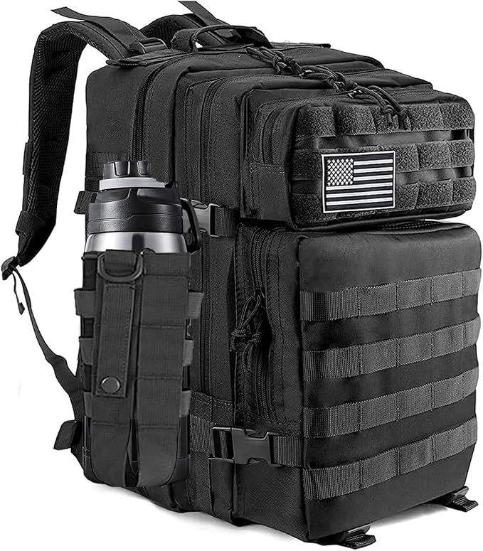 CtopxCone 45L Military Tactical Backpacks For Men Camping Hiking Trekking Daypack With Removable Water Bottle Pouch Bug Ou...