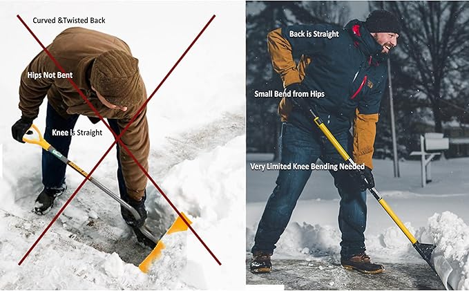 The Snowplow The Original Snow Pusher (30 Inches)
