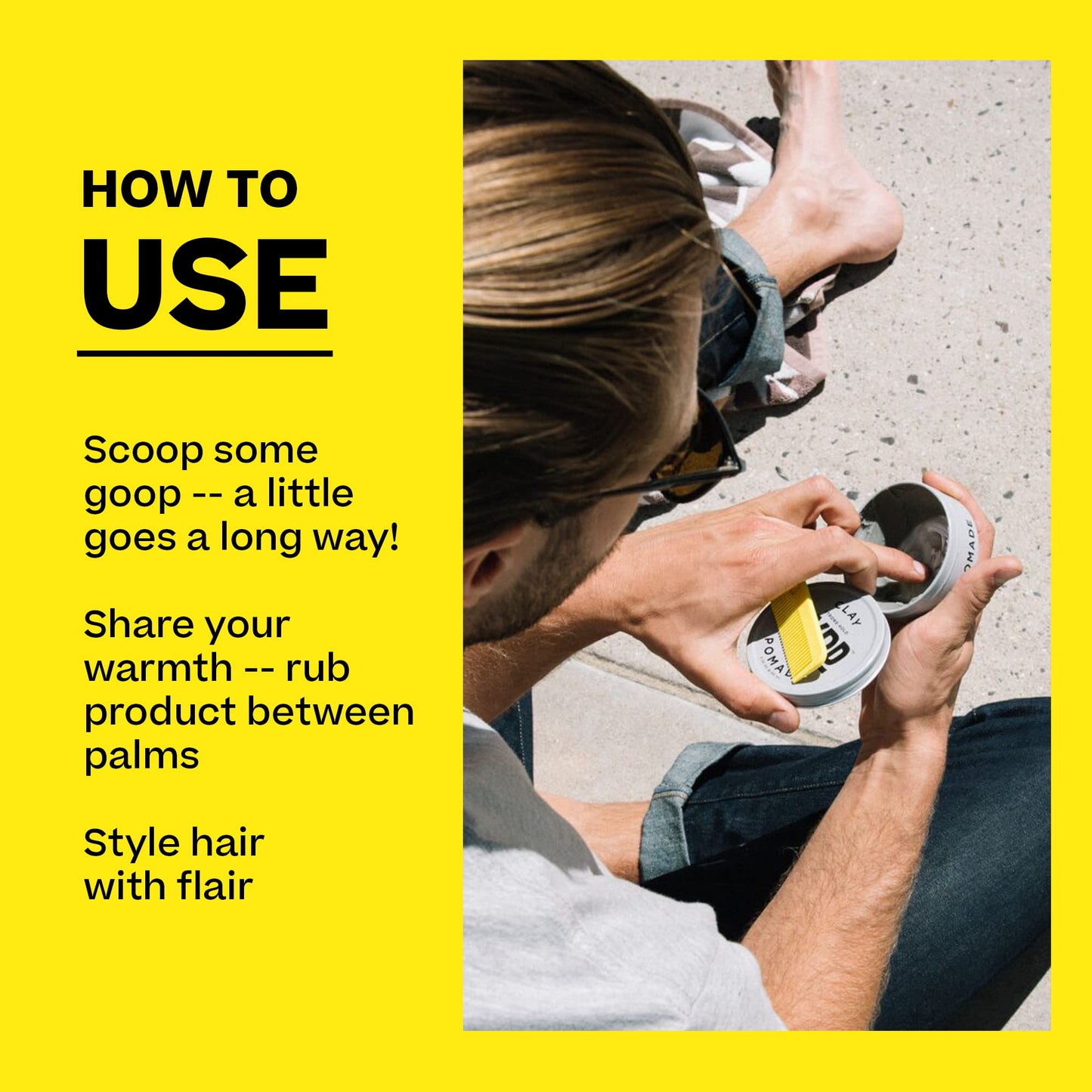 BYRD Hair Clay Pomade - Strong Hold, Ultra Matte Finish, Add Volume and Sculpt to All Hair Types, 3.35 Oz