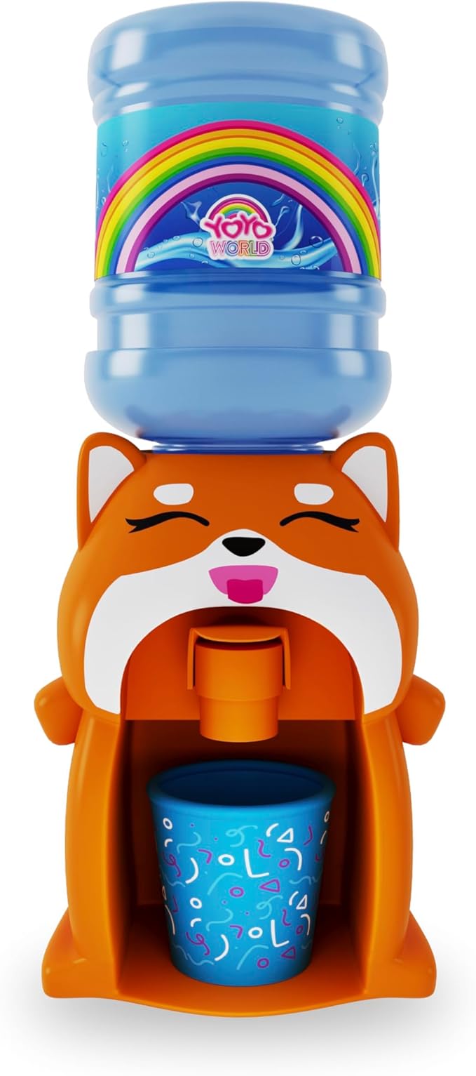 My Mini Cooler – Tiny Water Dispenser Machine for Dollhouse Furniture, Juice, Beverage | Miniature Desktop Water Dispense...