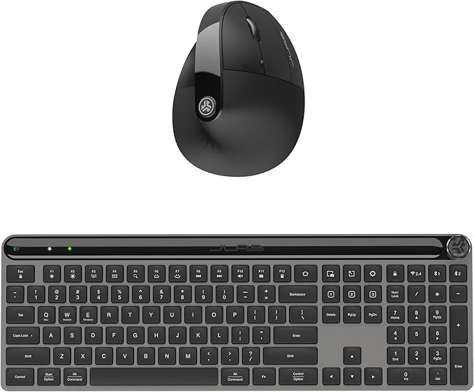 JLab Work Bundle, Epic Wireless Keyboard and JBuds Ergonomic Vertical Mouse