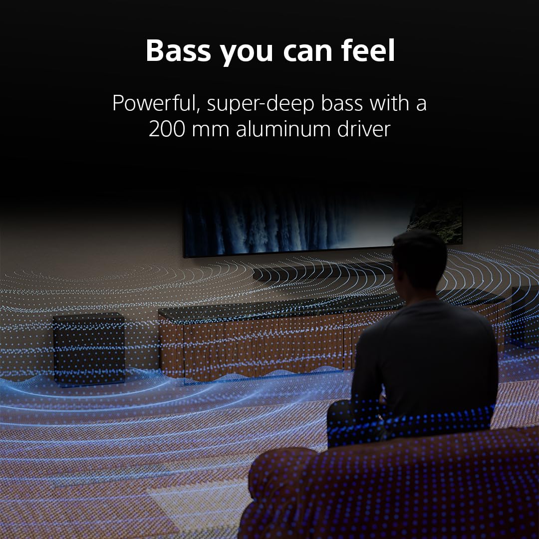 Sony BRAVIA Theater Bar 9 Sound Bar (HT-A9000) with Sub 8 Wireless Subwoofer (SA-SW8) Bundle