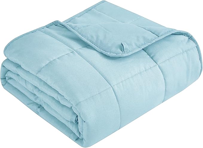 Topcee Weighted Blanket for Adults (20 lbs, 60" x 80") Queen Size Soft Cooling Heavy Blanket Sleeping, Apply to 190-210 lbs Body, Thick Breathable Blanket with Glass Bead, Easy Care