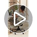 AtHope Ergonomic Cross Legged Office Chair with Wheels - Adjustable Height for Meditation, ADHD Desk & Yoga - Wide Criss C...