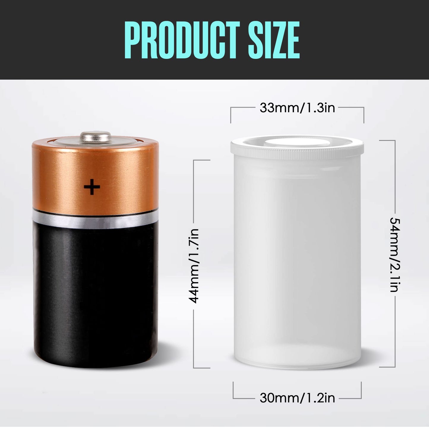 Houseables Film Canisters With Caps, Film Canisters, 35Mm Case, Containers With Lids, Cannister For Rockets, Empty Camera Reel H