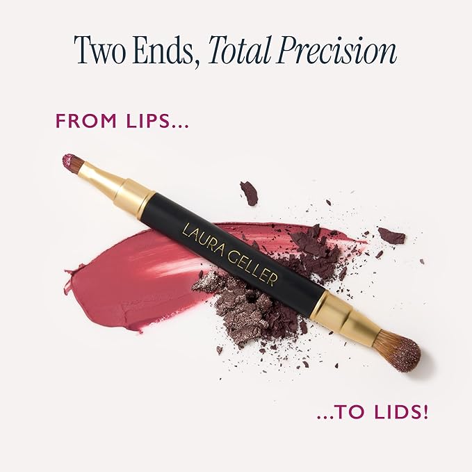 LAURA GELLER NEW YORK Dual-Ended Retractable Lip + Eyeshadow Brush