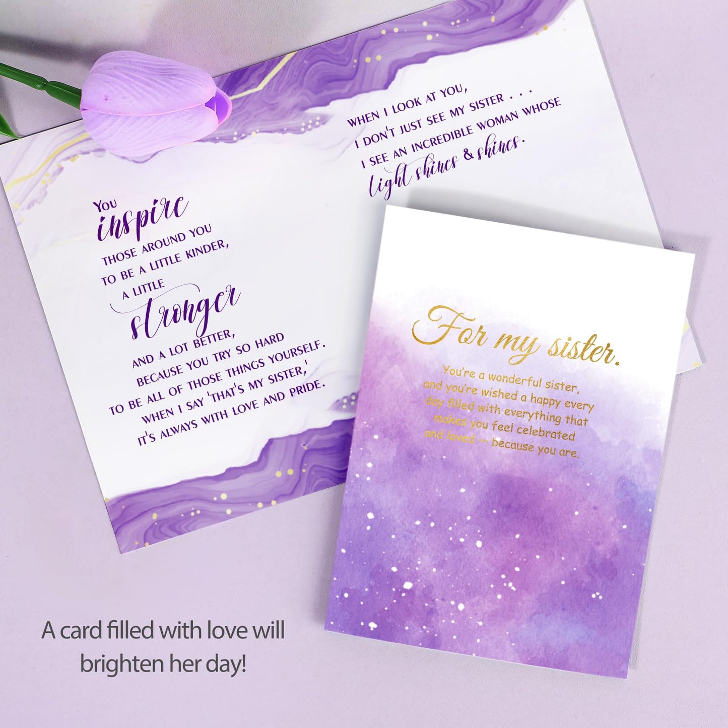 Suctuptx Sisters Gifts - Unique Sister Gifts: Christmas, Birthday & More - Purple Tote Bag