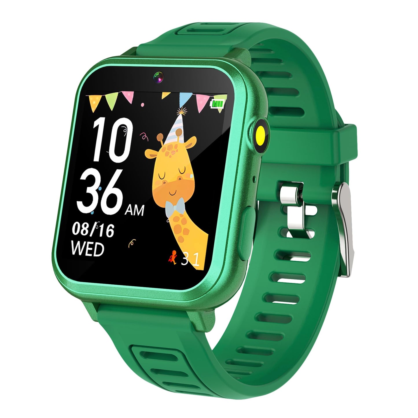 Smart Watch for Kids with 24 Games HD Touch Screen Music Player Pedometer Camera Alarm Clock Calculator Flashlight Stopwatch 12/24 hr Kids Smart Watch for Boys Gifts Age 3-12