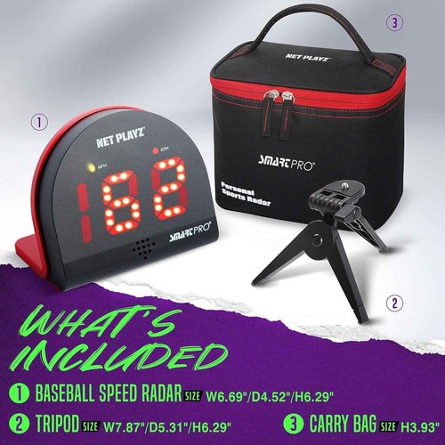 Soccer Gfits Training Equipment & Gear - Radars, Speed Sensors (Hands-Free) Radar Guns, Shooting Speed Guns for Soccer Players