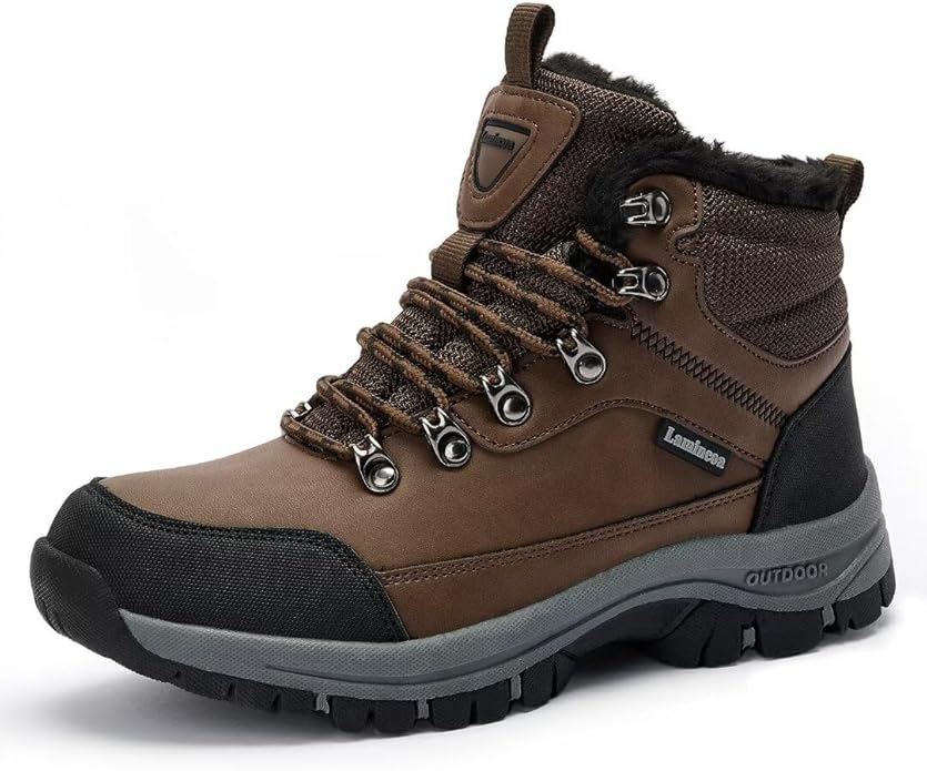 Water Resistant Boots for Woman Warm Comfortable Trail Non-Slip Camping Snow Hiking Boots