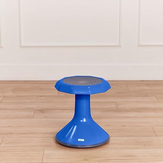 ECR4Kids ACE Active Core Engagement Wobble Stool, 15-Inch Seat Height, Flexible Seating, Blue