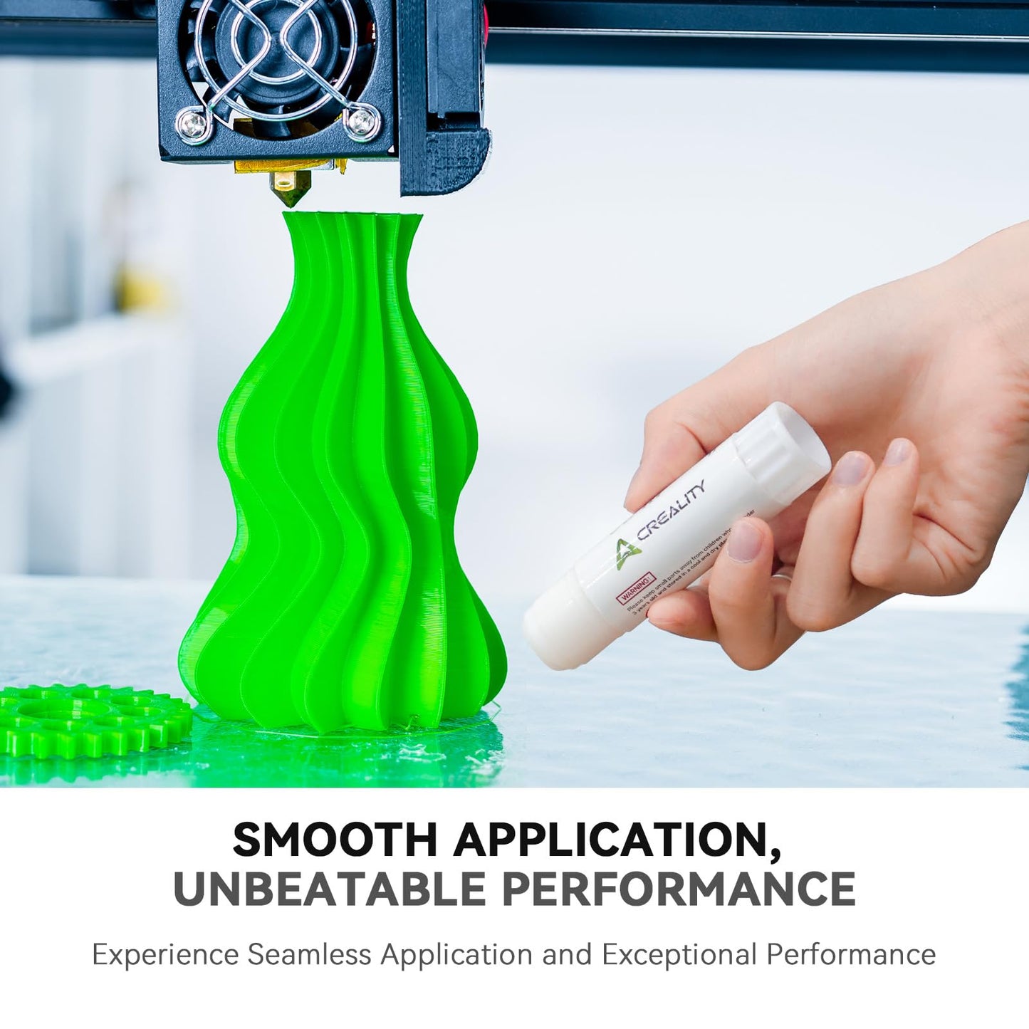 Creality 3D Printer Glue Sticks for Hot Bed Warping Reducing 3D Printer Bed Adhesive PVP Solid 3D Print Glue Stick 3D Gloop for PLA/ABS/PETG/PC/PA/TPU(Pack of 1)