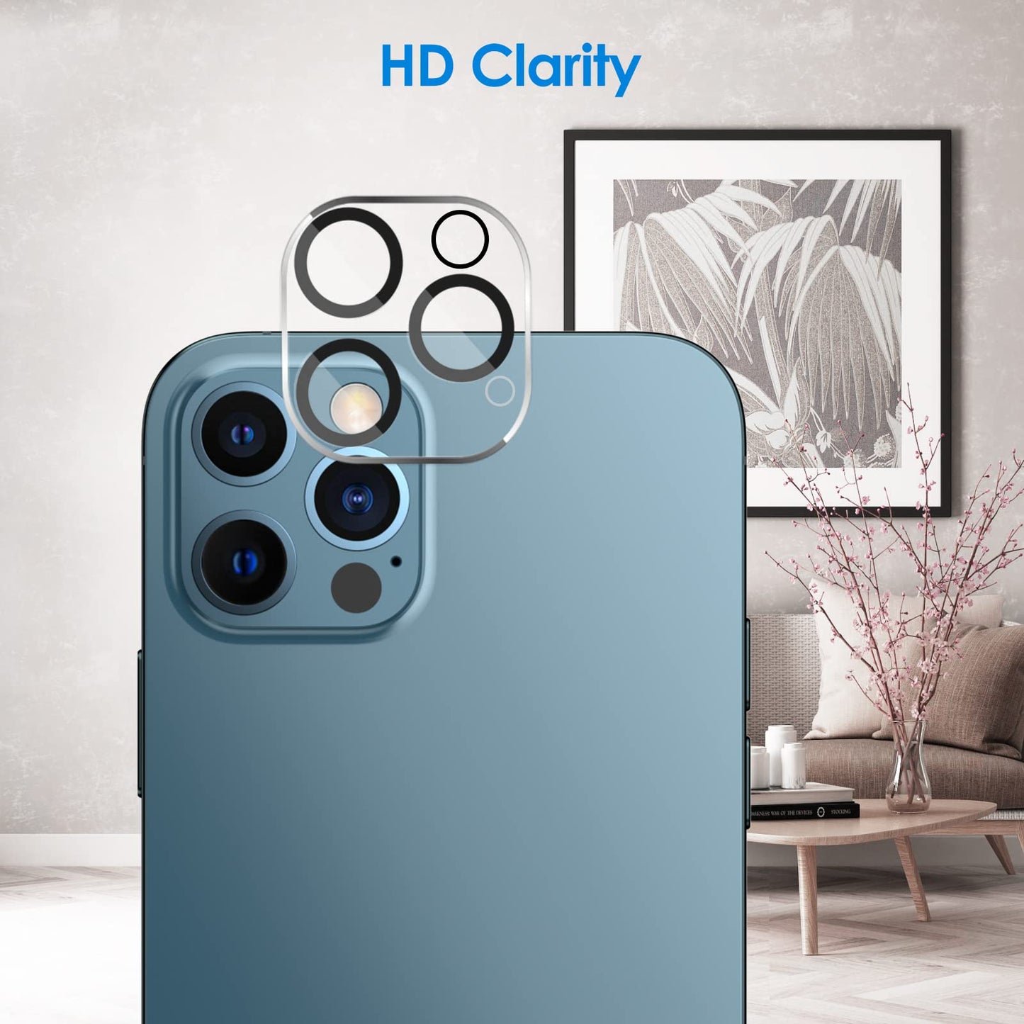 Jetech Camera Lens Protector For Iphone 12 Pro 6.1-Inch, 9H Tempered Glass, Hd Clear, Anti-Scratch, Case Friendly, Does Not Affe