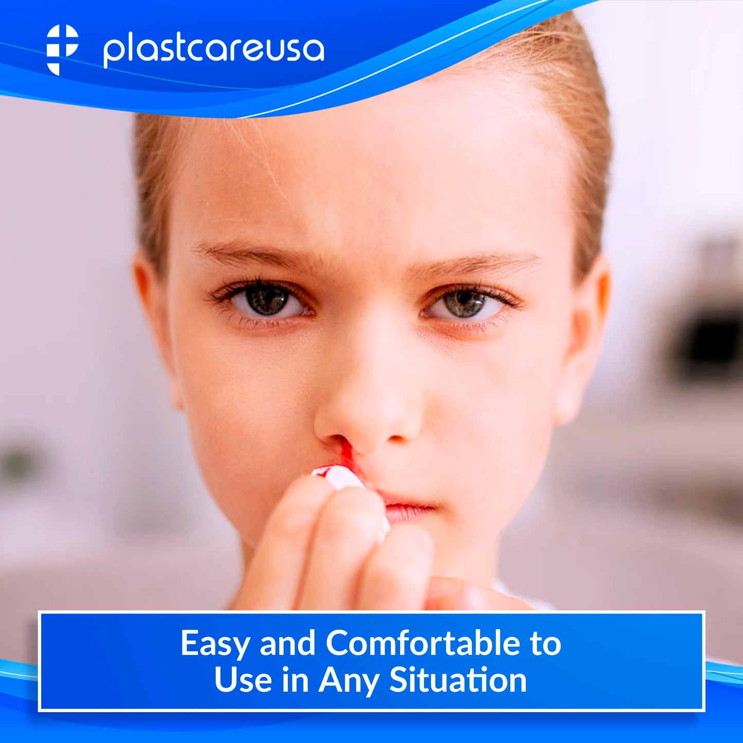 100 Nose Bleed Stopper Plugs - 1.5 Inch Cotton Rolls to Stop a Nosebleed for Kids or Adults - Extra Absorbent Nose Bleed Plugs by PlastCare USA