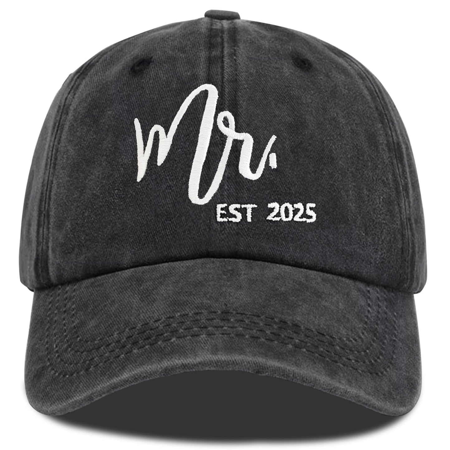 Mr and Mrs Hat, Wedding Gifts for Couples 2025, Mr and Mrs Gifts, Adjustable Couple Hat for Newlyweds Wedding Bridal Shower Engagement Honeymoon