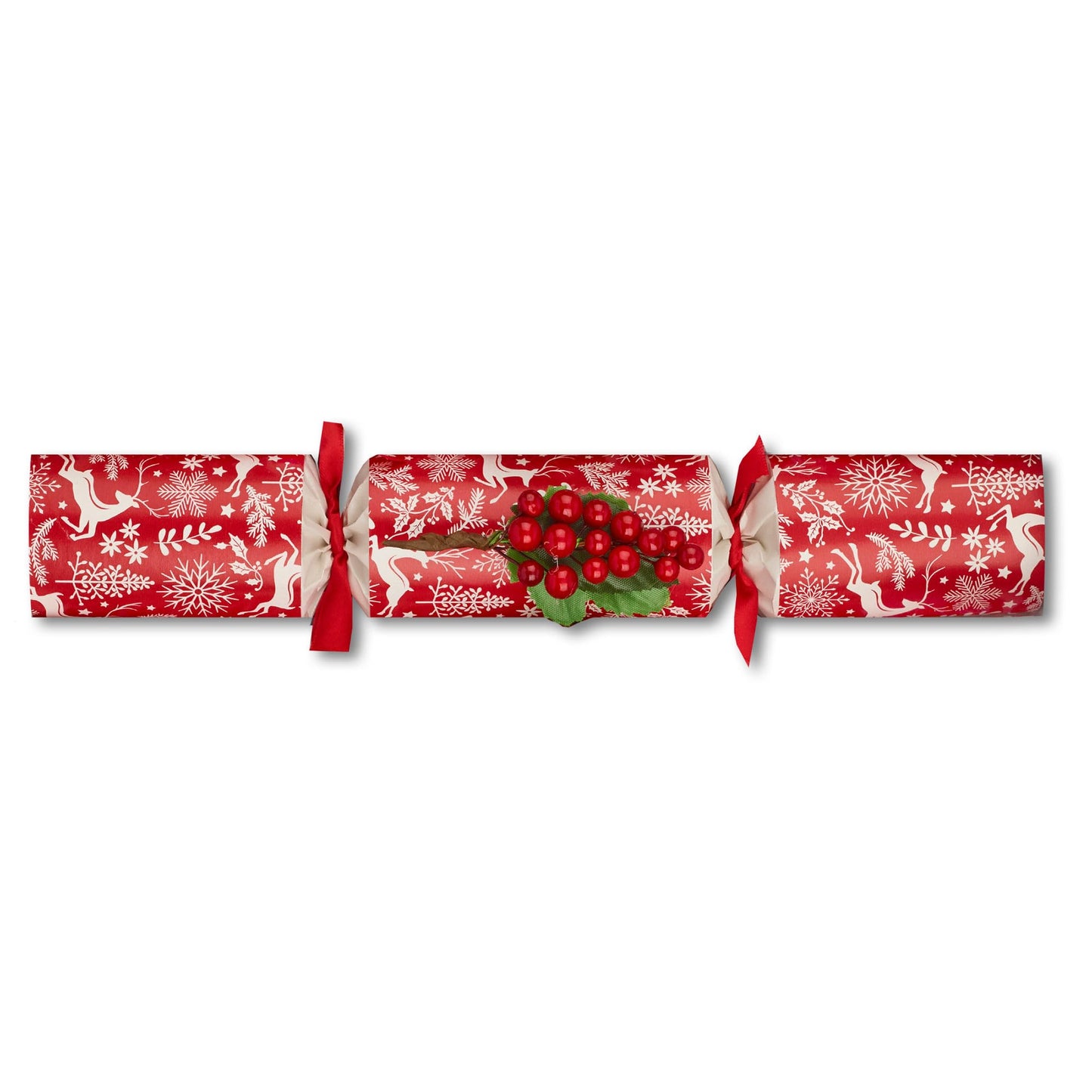 Olde English Crackers Scandi Berry Christmas Party Favors - Set of 6 favors with luxury gift enclosed for all holiday party occasions