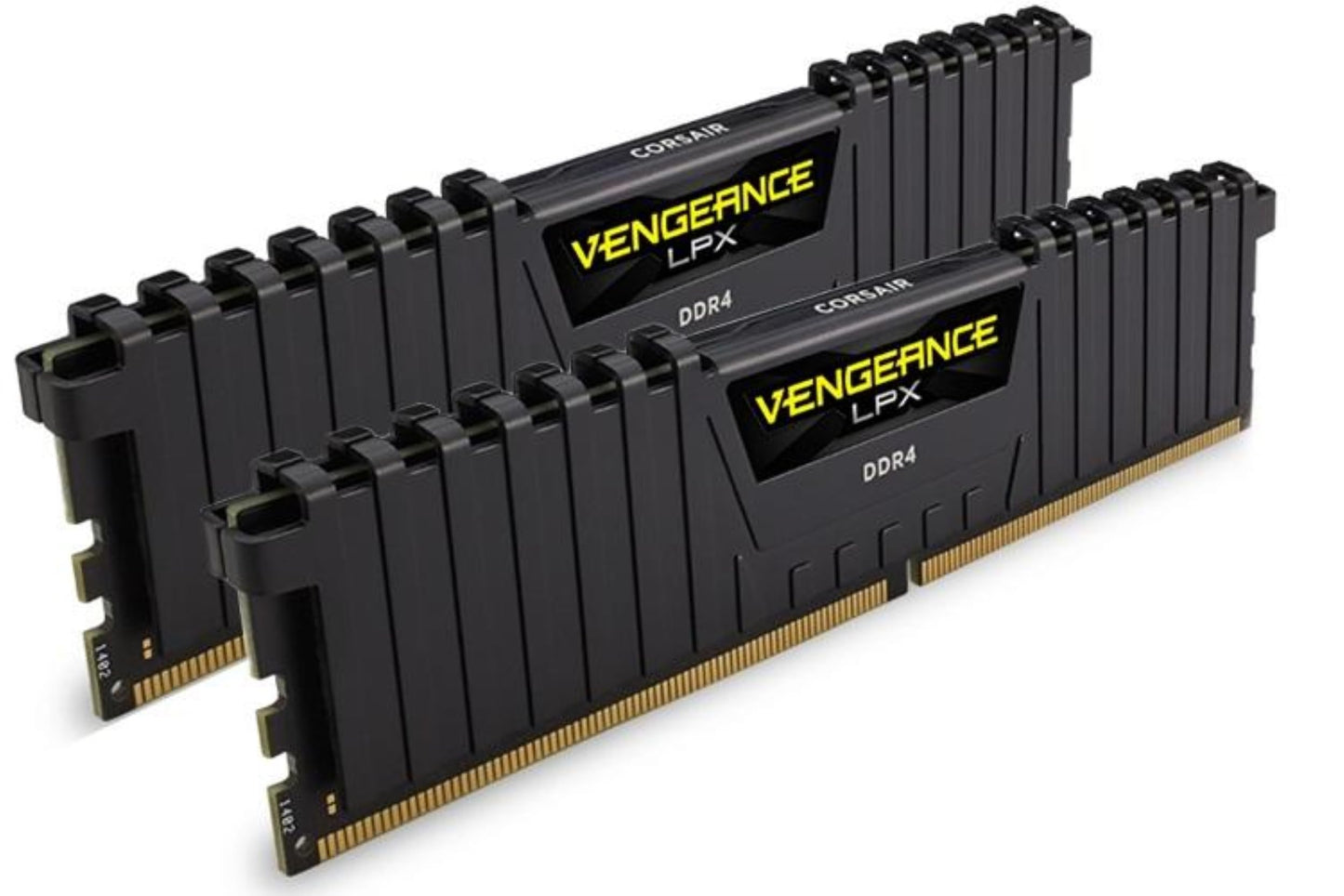 Corsair Vengeance Lpx 16Gb (2X8Gb) Ddr4 Dram 2400Mhz C16 Desktop Memory Kit - Black (Cmk16Gx4M2A2400C16), Vengeance Lpx Black, 1
