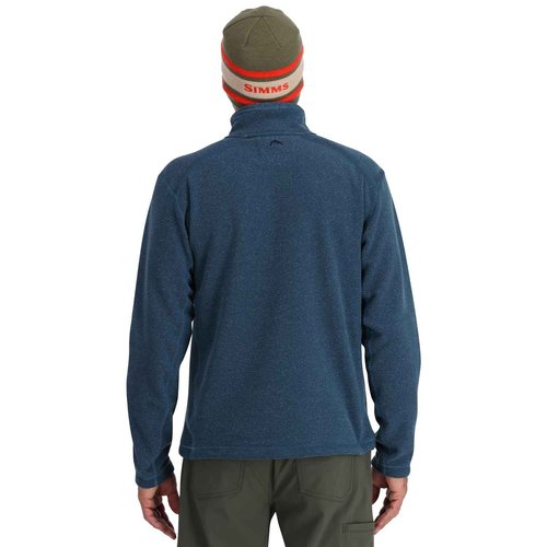 Simms Men’s Rivershed Half-Zip Fleece Zipper Sweater, Riffle Heather, X-Large